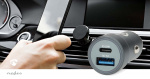 Nedis Autolaturi | 38 W | 1.5 / 1.67 / 2.0 / 2.22 / 3.0 A | Lähtöliitäntöjen määrä: 2 | Portin tyyppi: USB-A / USB-C™ | Automaattinen Jännitteen Valinta