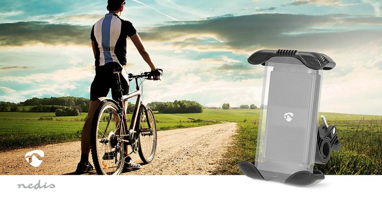 Nedis Älypuhelimen Polkupyöräteline | Yleismalli | Täysin Säädettävä | Säädettävä