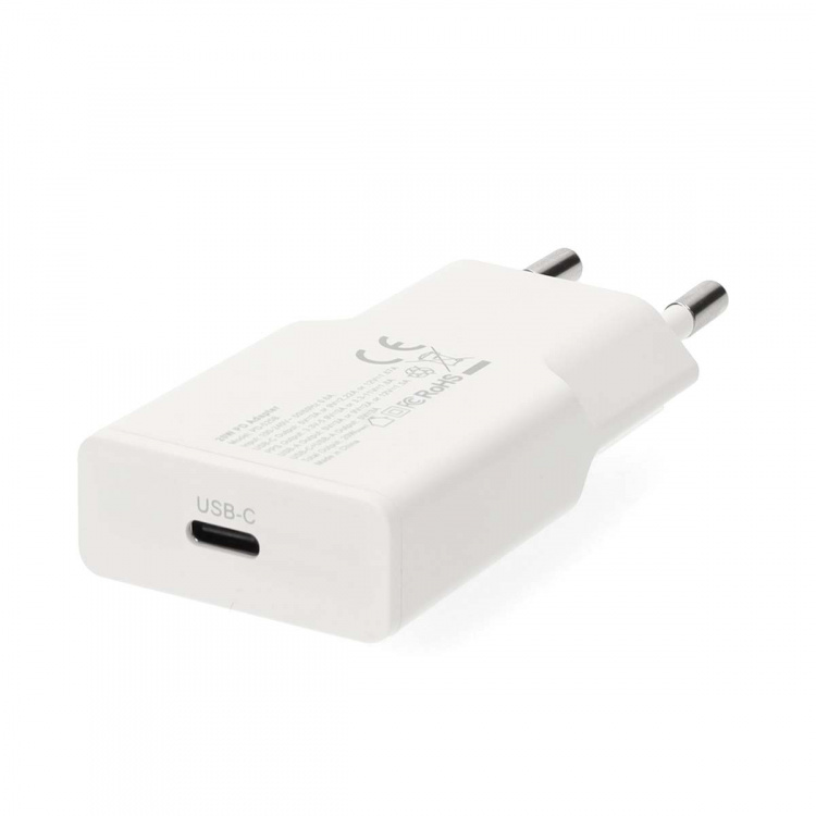 Nedis Seinälaturi | 20 W | GaN | PD3.0 | Pikalataus-toiminto | 1.67 A / 2.22 A / 3.0 A | Lähtöliitäntöjen määrä: 1 | USB-C™ | Automaattinen Jännitteen Valinta | Valkoinen