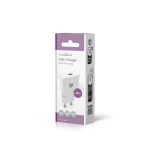 Nedis Seinälaturi | 20 W | GaN | PD3.0 | Pikalataus-toiminto | 1.67 A / 2.22 A / 3.0 A | Lähtöliitäntöjen määrä: 1 | USB-C™ | Automaattinen Jännitteen Valinta | Valkoinen