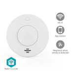 Nedis SmartLife Smoke Detector | Wi-Fi | Battery Powered | Sensor life cycle: 10 year | EN 14604 | Max. battery life: 120 Months