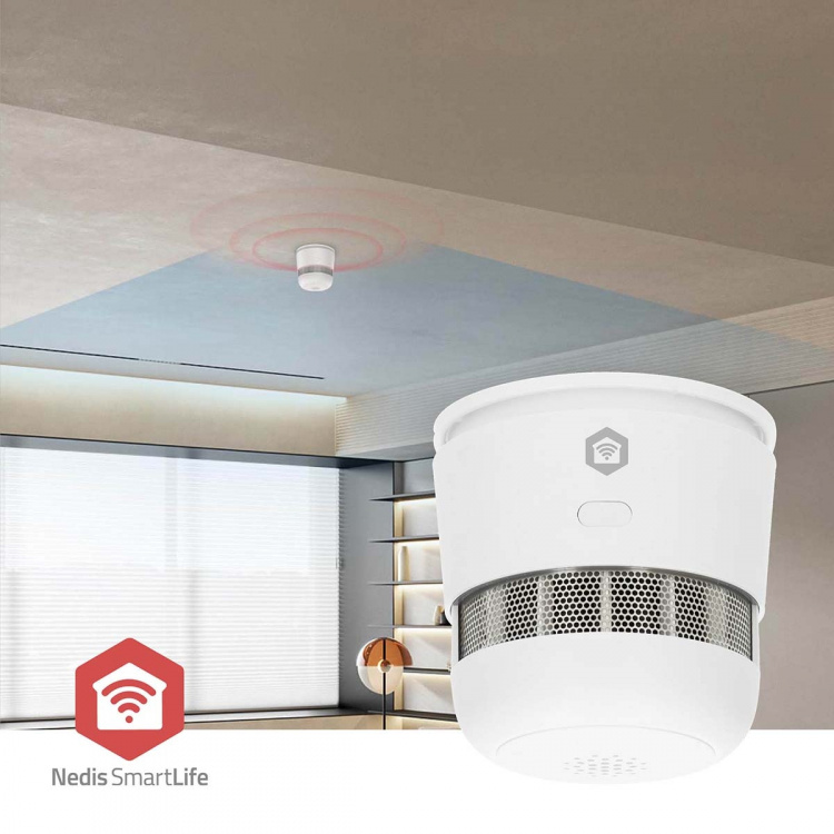 Nedis SmartLife Smoke Detector | Zigbee 3.0 | Battery Powered | Sensor life cycle: 10 year | EN 14604