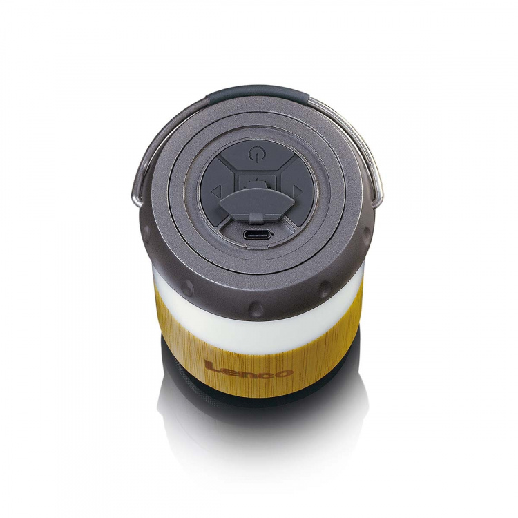 Lenco Lyhty, jossa on sisäänrakennettu Bluetooth®-kaiutin Bambu Lenco Lyhty, jossa on sisäänrakennettu Bluetooth®-kaiutin Bambu