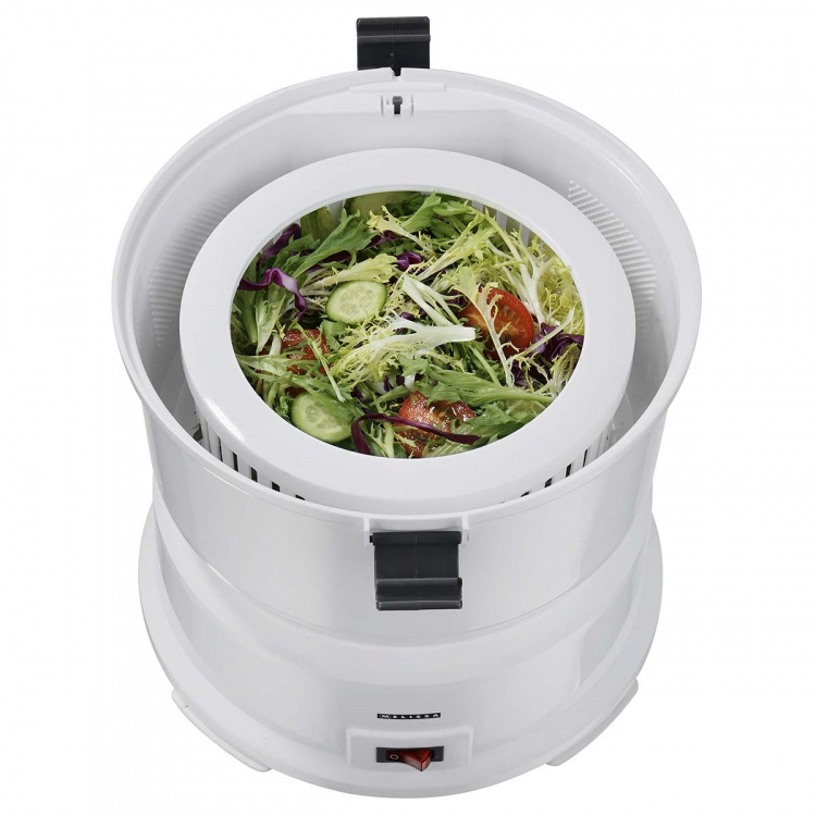 MELISSA Perunankuorimakone, jossa on salaattipyöritin 85W Valkoinen MELISSA Perunankuorimakone, jossa on salaattipyöritin 85W Valkoinen