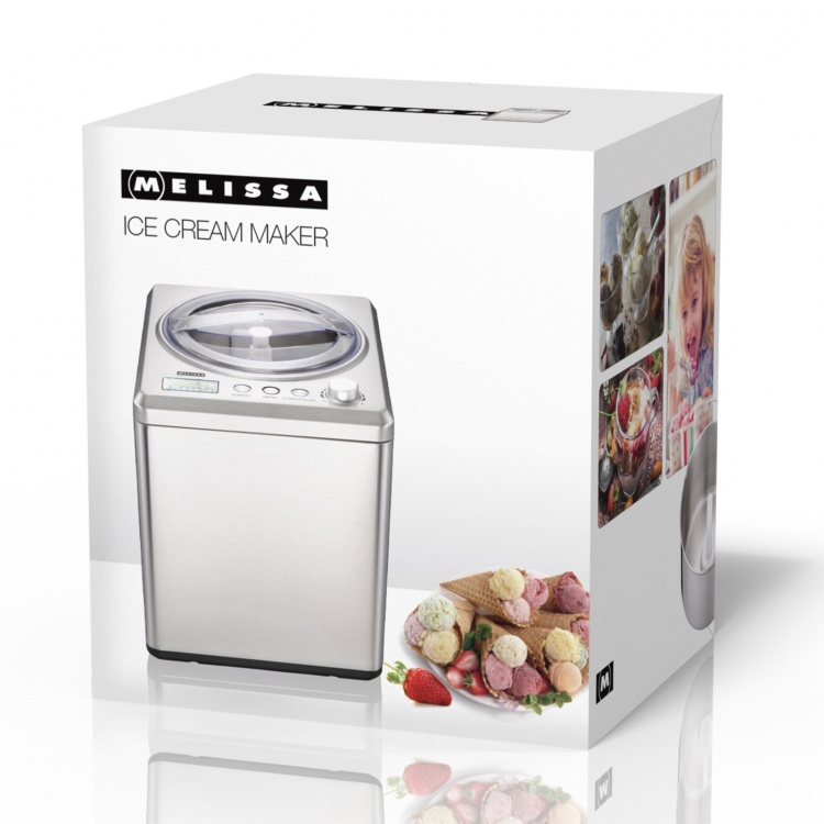 MELISSA Jäätelökone 2L 180W harjattua ruostumatonta terästä MELISSA Jäätelökone 2L 180W harjattua ruostumatonta terästä