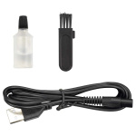 MELISSA Ladattava parta- ja vartalotrimmeri, jossa on erittäin ohut partakone, sisältää 4 välikampaa Musta MELISSA Ladattava parta- ja vartalotrimmeri, jossa on erittäin ohut partakone, sisältää 4 välikampaa Musta