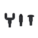 MELISSA Ladattava hierontapistooli LED:llä 4 päätä Musta MELISSA Ladattava hierontapistooli LED:llä 4 päätä Musta