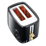 Moomin Keraaminen leivänpaahdin 2 viipaletta musta 875W Moomin Keraaminen leivänpaahdin 2 viipaletta musta 875W