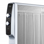 Trebs Liikuteltava mikrosähkölämmitin pyörillä 2000W Valkoinen