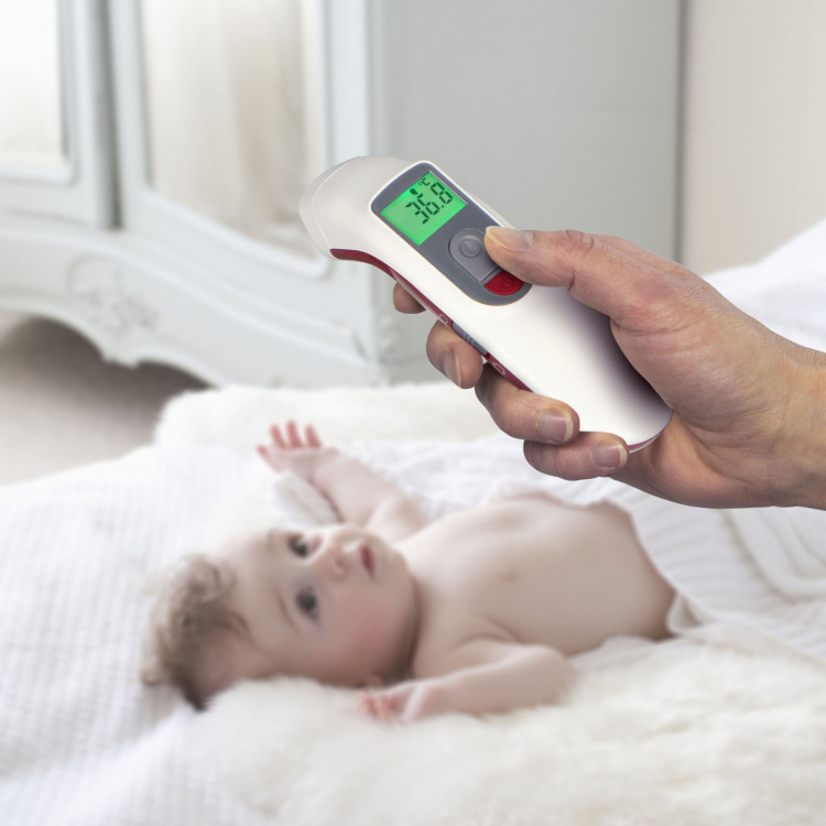 Alecto Otsalämpömittari infrapuna Valkoinen