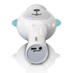 Lenco Karaokemikrofoni Bluetooth® SD-korttipaikalla valot Aux Out Valkoinen Lenco Karaokemikrofoni Bluetooth® SD-korttipaikalla valot Aux Out Valkoinen