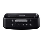 Lenco Kelloradio, jossa on manuaalinen himmennin ja yövalo