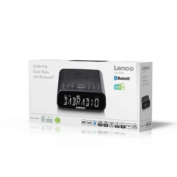 Lenco DAB-FM-kelloradio Bluetooth®:llä Lenco DAB-FM-kelloradio Bluetooth®:llä