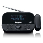 Lenco DAB+, FM-kelloradio, jossa on projektio Lenco DAB+, FM-kelloradio, jossa on projektio
