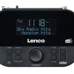 Lenco DAB+, FM-kelloradio, jossa on projektio Lenco DAB+, FM-kelloradio, jossa on projektio