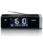 Lenco DAB+ FM-kelloradio Bluetoothilla Lenco DAB+ FM-kelloradio Bluetoothilla