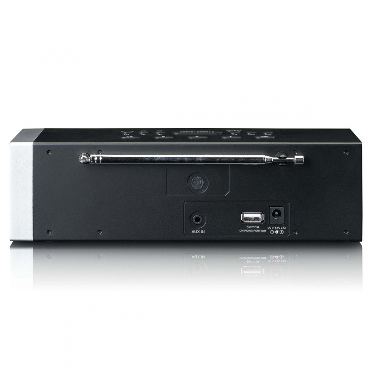 Lenco DAB+ FM-kelloradio Bluetoothilla Lenco DAB+ FM-kelloradio Bluetoothilla