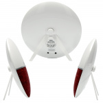 Lenco FM Herätyskelloradio - Herätysvalo Bluetooth® Punaisella Lenco FM Herätyskelloradio - Herätysvalo Bluetooth® Punaisella