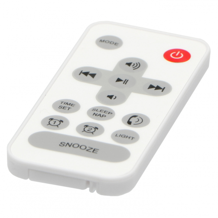 Lenco FM Herätyskelloradio - Herätysvalo Bluetooth® Punaisella Lenco FM Herätyskelloradio - Herätysvalo Bluetooth® Punaisella