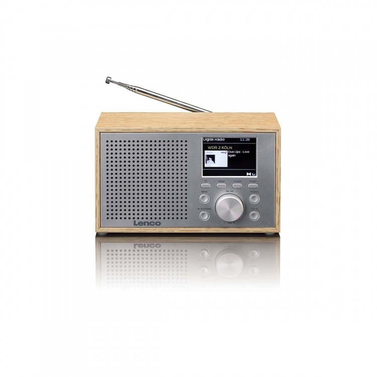 Lenco Mono DAB+ FM-radio Bluetoothilla Puu
