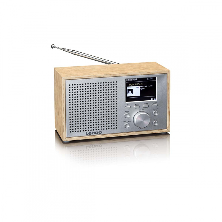 Lenco Mono DAB+ FM-radio Bluetoothilla Puu