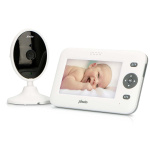 Alecto Video monitor color 4,3 inch, white + extra camera
