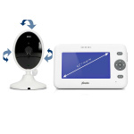 Alecto Video monitor color 4,3 inch, white + extra camera