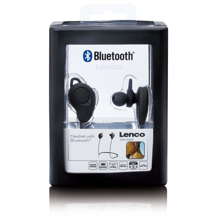 Lenco Langattomat in-ear-kuulokkeet Musta Lenco Langattomat in-ear-kuulokkeet Musta