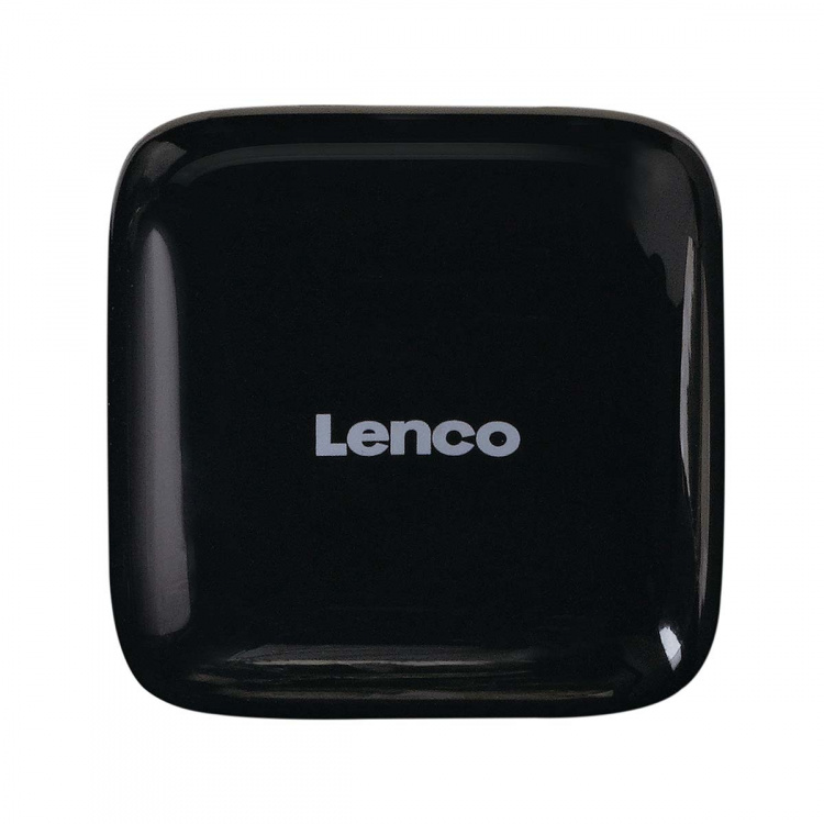 Lenco Langattomat kuulokkeet, latauskotelo näytöllä, Bluetooth® ja TWS Musta Lenco Langattomat kuulokkeet, latauskotelo näytöllä, Bluetooth® ja TWS Musta