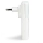 Fysic Langaton ovikello vilkkuvalla valolla Valkoinen Fysic Langaton ovikello vilkkuvalla valolla Valkoinen