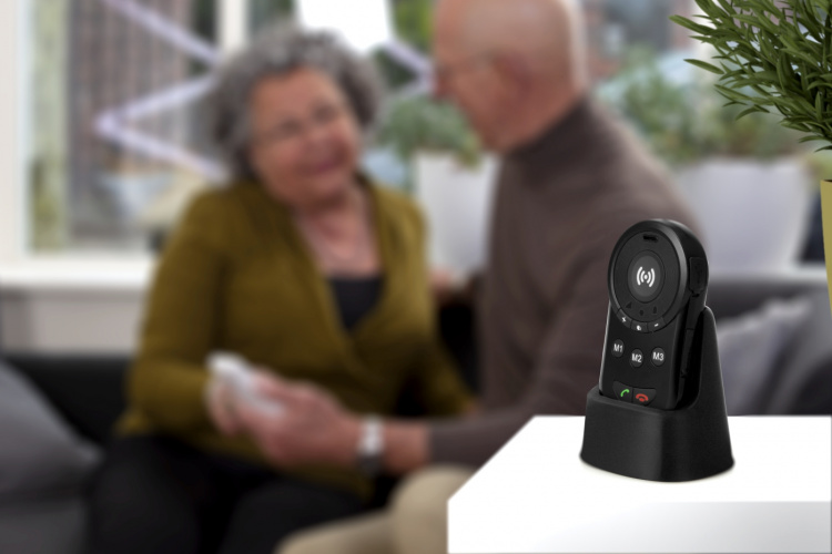 Fysic SOS-paniikkipainike GPS-seurannalla senioreille Musta Fysic SOS-paniikkipainike GPS-seurannalla senioreille Musta