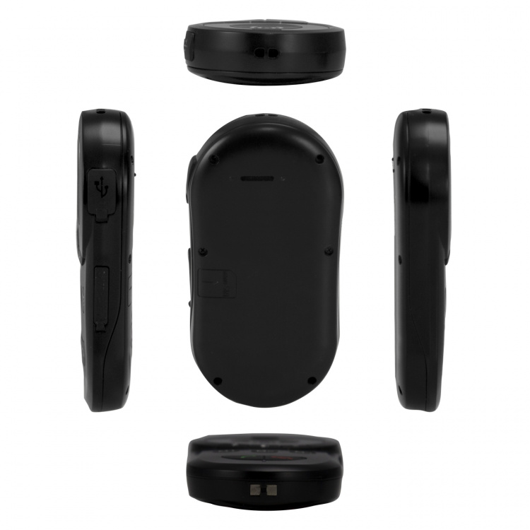 Fysic SOS-paniikkipainike GPS-seurannalla senioreille Musta Fysic SOS-paniikkipainike GPS-seurannalla senioreille Musta