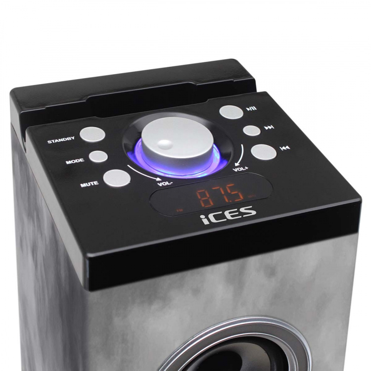ICES Speakertower Bluetooth®, PLL FM-radio, USB- ja SD-soitin ICES Speakertower Bluetooth®, PLL FM-radio, USB- ja SD-soitin