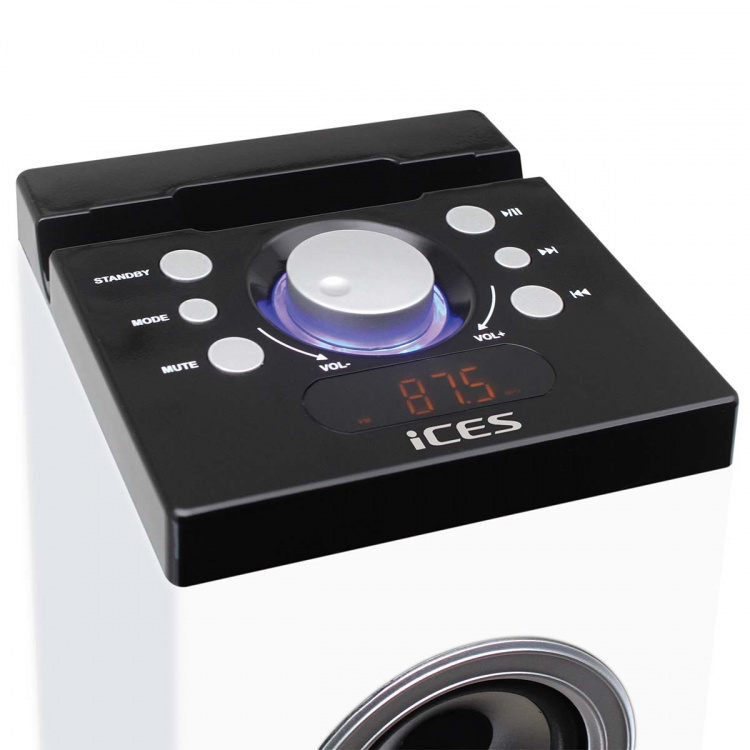 ICES Speakertower Bluetooth®, PLL FM-radio, USB- ja SD-soitin ICES Speakertower Bluetooth®, PLL FM-radio, USB- ja SD-soitin