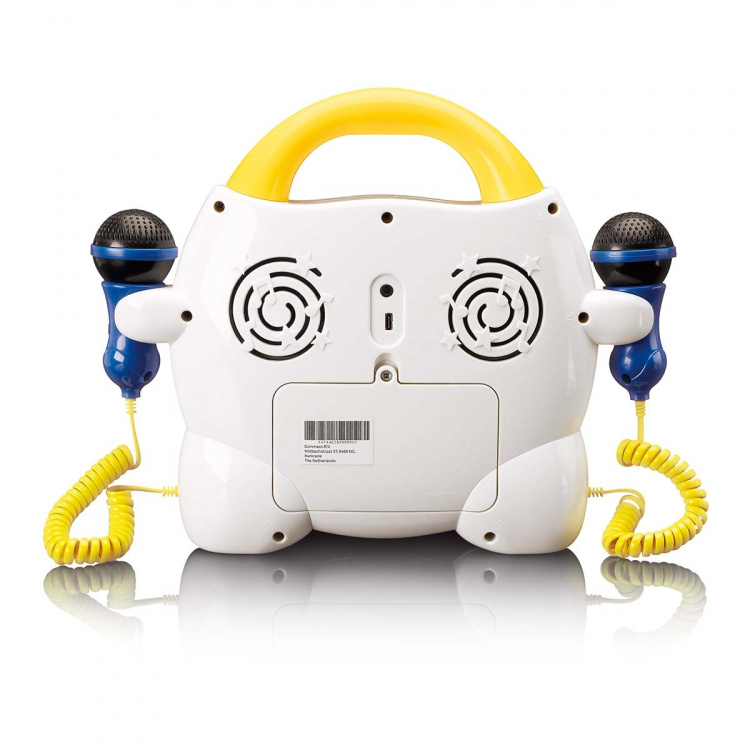 Lenco Kannettava karaoke-CD-soitin Bluetooth®:llä lapsille Monivärinen Lenco Kannettava karaoke-CD-soitin Bluetooth®:llä lapsille Monivärinen