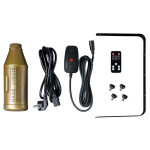 Lenco LED and FOG machine with 1 L liquid and r.c