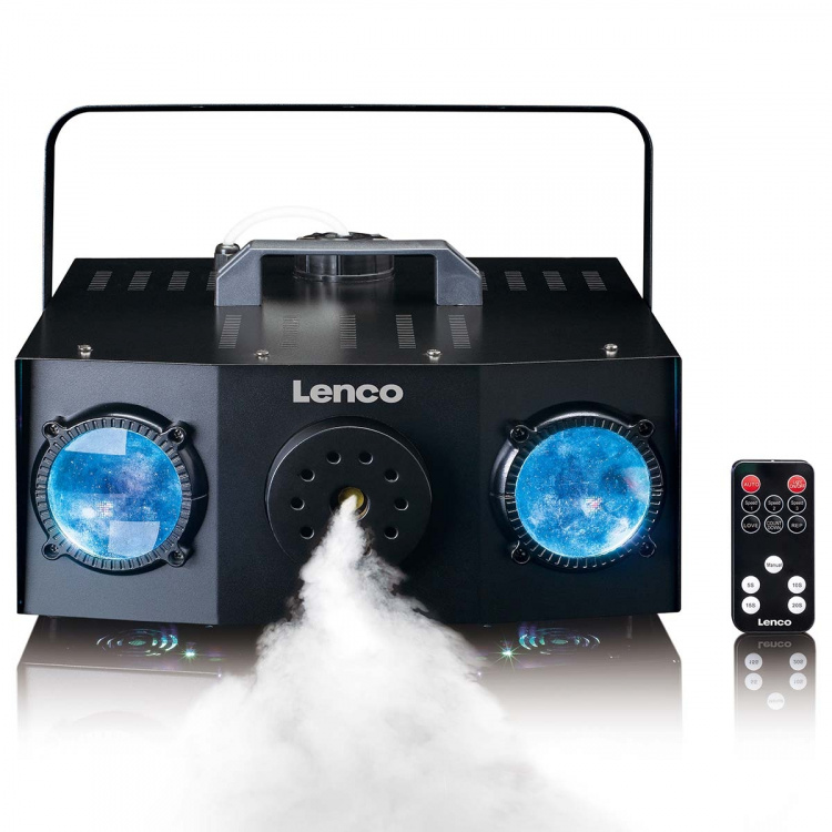 Lenco LED and FOG machine with 1 L liquid and r.c