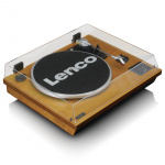Lenco Levysoitin, jossa Bluetooth®, USB MP3-kooderi, kaiuttimet Wood