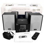 Lenco Mikrofoni, jossa on internet/ DAB+-radio Bluetooth® CD MP3 Musta Lenco Mikrofoni, jossa on internet/ DAB+-radio Bluetooth® CD MP3 Musta