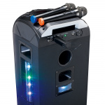 Lenco 2 langattoman mikrofonin sarja, jossa on kannettava paristokäyttöinen vastaanotin Lenco 2 langattoman mikrofonin sarja, jossa on kannettava paristokäyttöinen vastaanotin