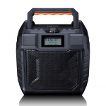 Lenco Tehokas kannettava DAB+/FM-radio Bluetooth® IPX5-vedenkestävyydellä Harmaa Lenco Tehokas kannettava DAB+/FM-radio Bluetooth® IPX5-vedenkestävyydellä Harmaa