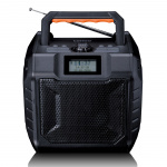 Lenco Tehokas kannettava DAB+/FM-radio Bluetooth® IPX5-vedenkestävyydellä Harmaa Lenco Tehokas kannettava DAB+/FM-radio Bluetooth® IPX5-vedenkestävyydellä Harmaa