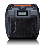 Lenco Tehokas kannettava DAB+/FM-radio Bluetooth® IPX5-vedenkestävyydellä Harmaa Lenco Tehokas kannettava DAB+/FM-radio Bluetooth® IPX5-vedenkestävyydellä Harmaa
