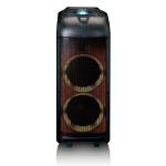 Lenco PA, jossa on täysi LED-valaistus ja diskopallo Lenco PA, jossa on täysi LED-valaistus ja diskopallo