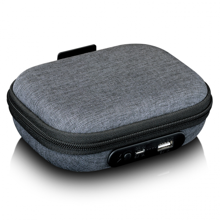 Lenco Kotelo, jossa on sisäänrakennettu powerbank Harmaa Lenco Kotelo, jossa on sisäänrakennettu powerbank Harmaa