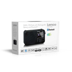 Lenco Kannettava DAB+ FM-radio Bluetooth®:lla 2,4