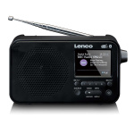 Lenco Kannettava DAB+ FM-radio Bluetooth®:lla 2,4