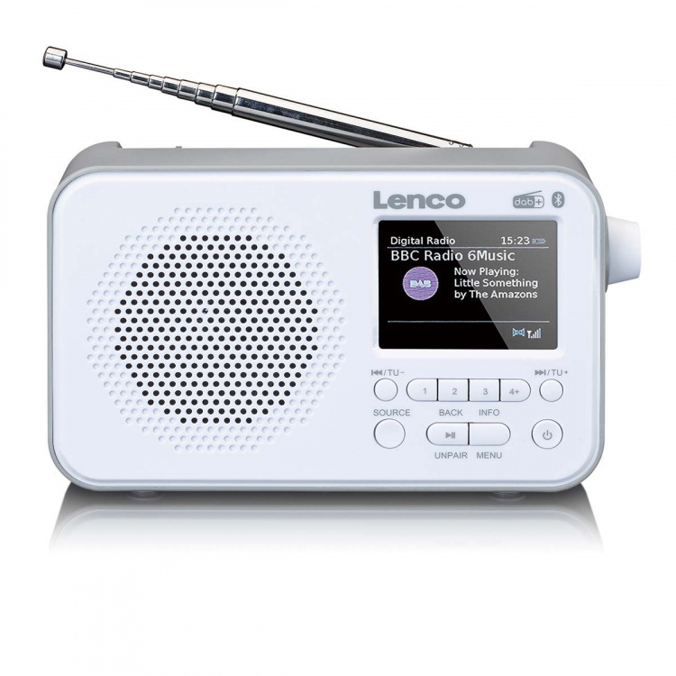 Lenco Kannettava DAB+ FM-radio Bluetooth®:lla 2,4