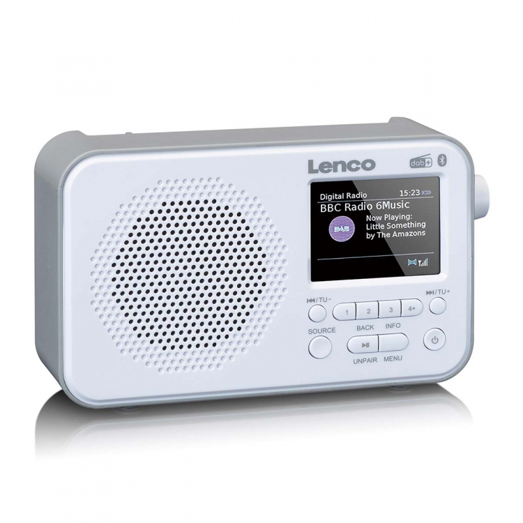 Lenco Kannettava DAB+ FM-radio Bluetooth®:lla 2,4