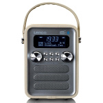 Lenco Kannettava DAB+ FM-radio Bluetooth®:llä ja AUX-ulostulolla, ladattava akku Taupe Lenco Kannettava DAB+ FM-radio Bluetooth®:llä ja AUX-ulostulolla, ladattava akku Taupe